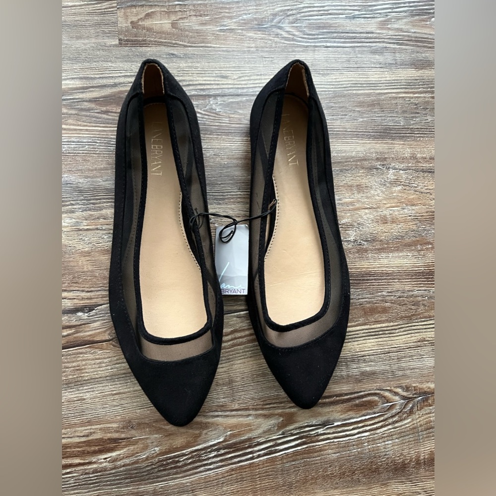 Lane Bryant Black Ballet flats
